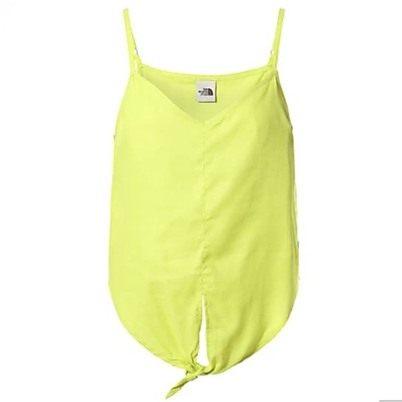 The North Face Hillrose Hemp Tank in Sulfur Spring Green - Picture 2 of 7